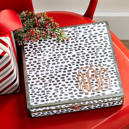 Monogrammed Jewelry Gift Box